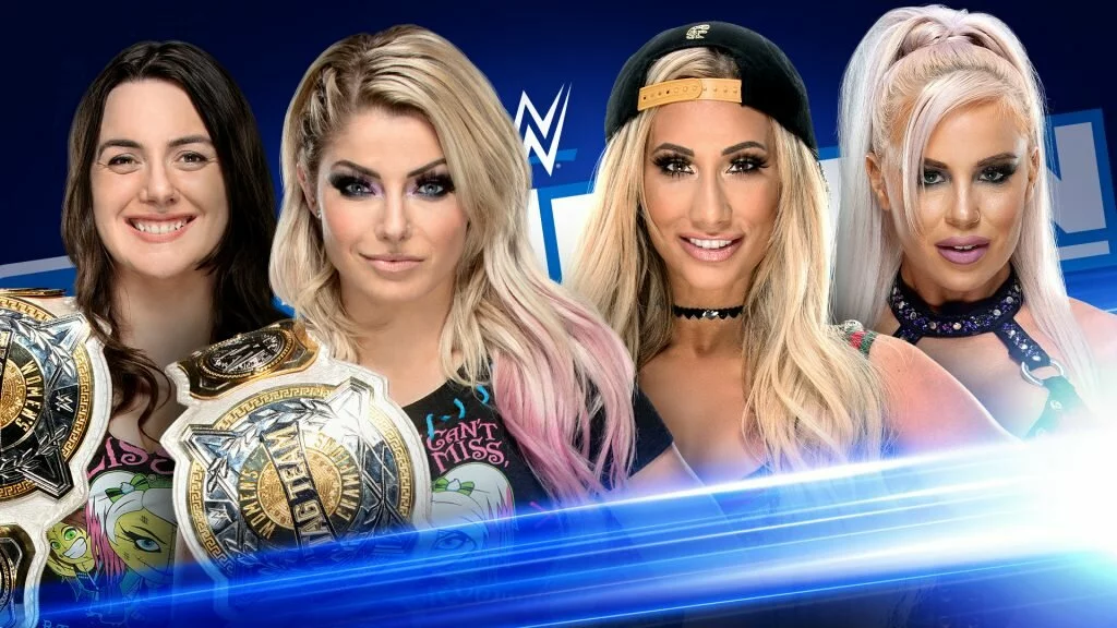 Alexa Bliss & Nikki Cross defend their titles against Carmella & Dana Brooke