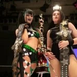 Bea Priestley and Jamie Hayter vacate the Goddesses of STARDOM Championships
